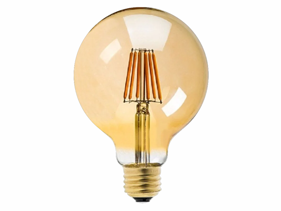 Globo filamento ámbar